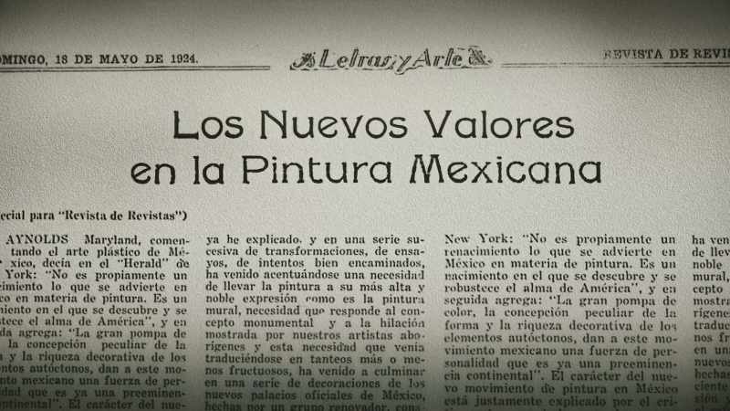 MEXICAN ART REFLECTS NEW VALUES