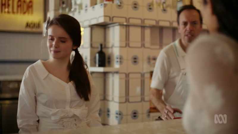 Mia, thank God. Can you refill the coffee hopper?