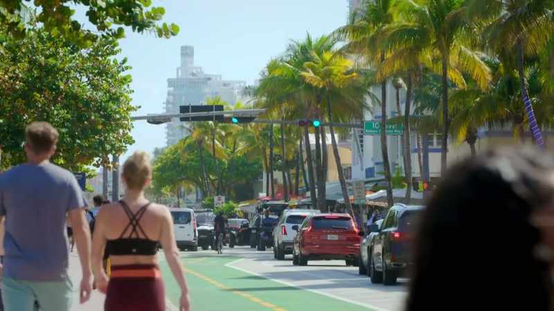 Miami, with all the sun