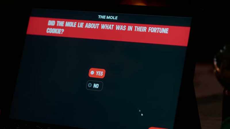 Michael, I watched him lie about that fortune cookie