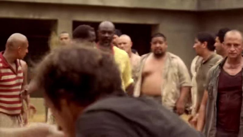 MICHAEL: It's over. INMATE 1 : Finish him