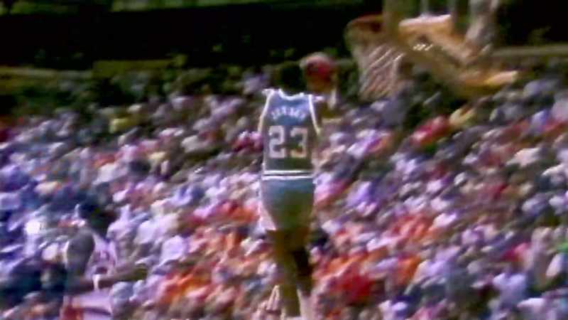 Michael Jordan's the only player that could ever turn it on and off