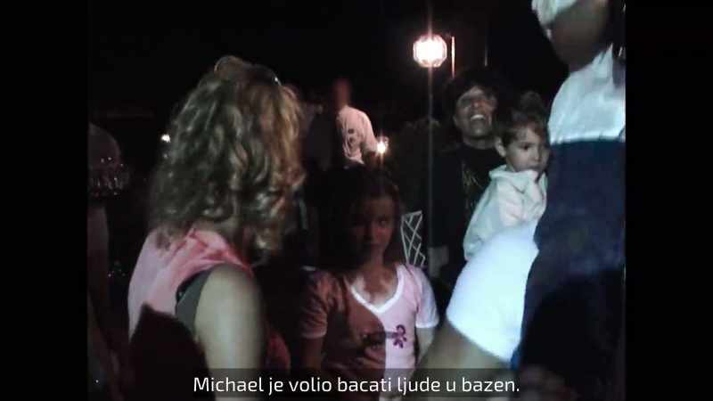 Michael loved throwing people into the pool