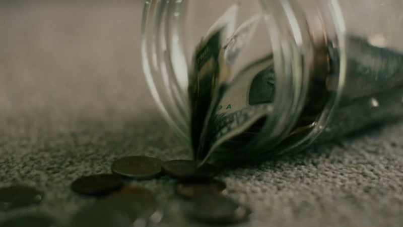 MICHAEL O'CONNELL: There was a broken jar of change found