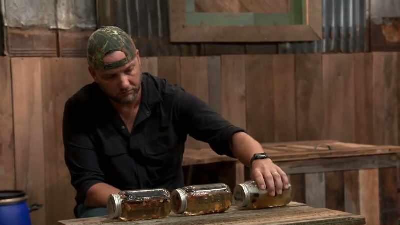 Michael has one jar over there that looks like it's been