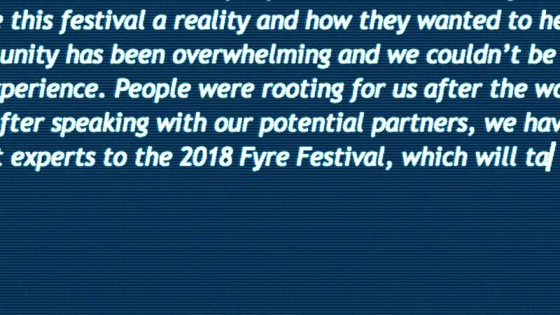 MICHAEL: We're talking just a month after the disaster