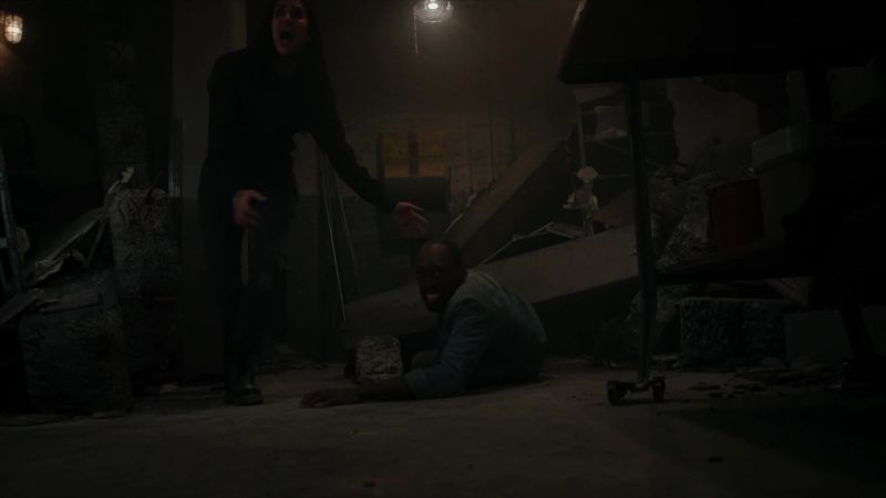 Michaela! -My leg!