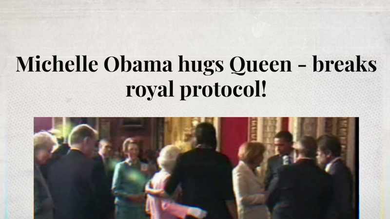 [Michele Norris] The First Lady is a hugger