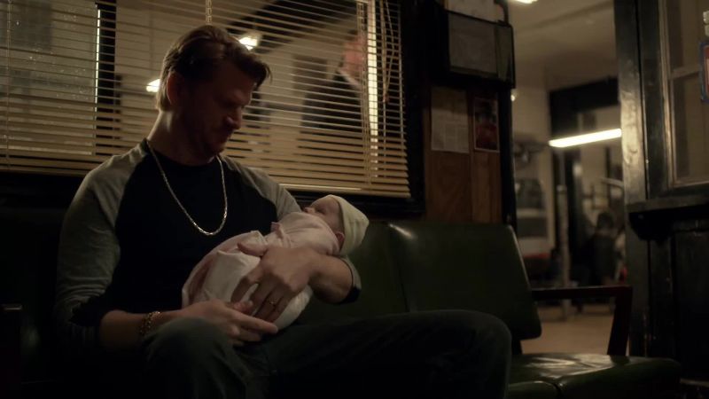 [Mickey] The baby likes you, see?