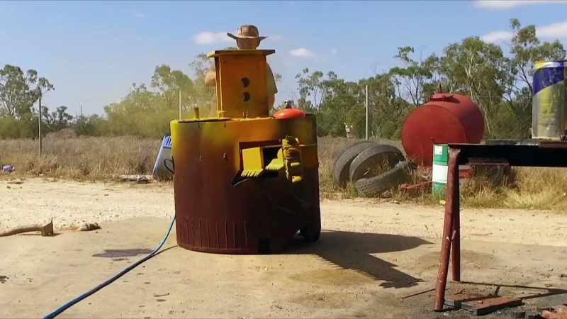 Mick's belling-out machine is ready to rip
