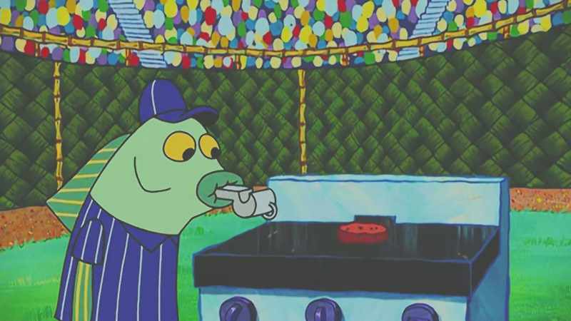 Microwaves hum, patties sizzle