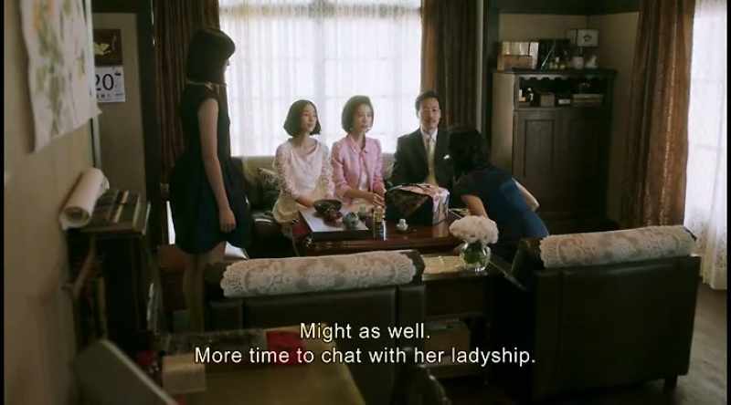 Might as well. More time to chat with her ladyship