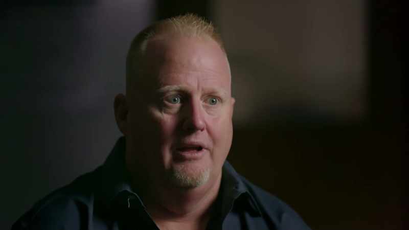 Mike was mean-looking, rough-looking