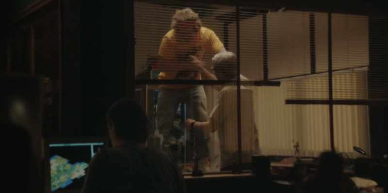 Mike! Scott! Scott? He did it!