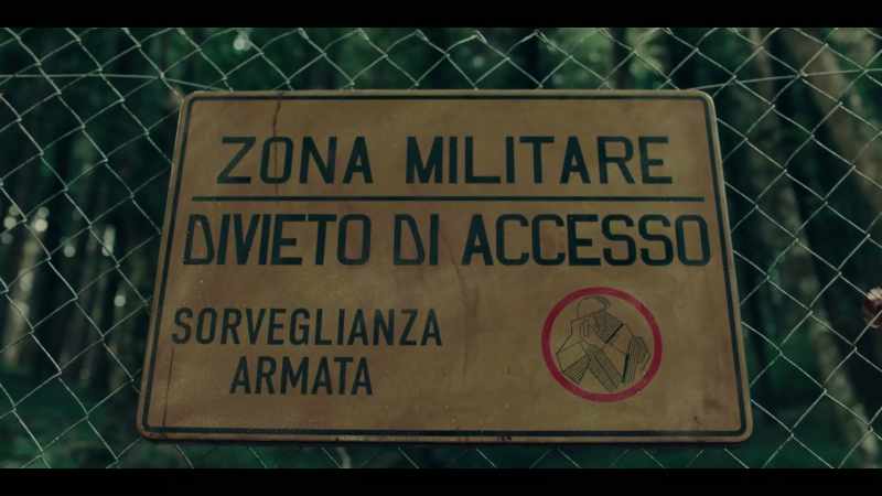 MILITARY AREA - NO TRESPASSING ARMED SURVEILLANCE