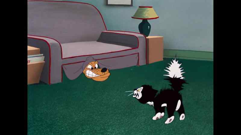 (Minnie) Oh, Pluto. Here, boy