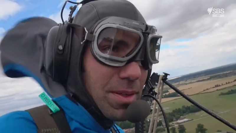 Minutes into the flight and I'm starting to feel