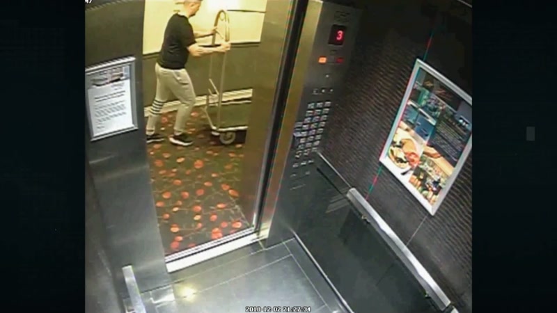 Minutes later, he returned to the lift with it fully loaded