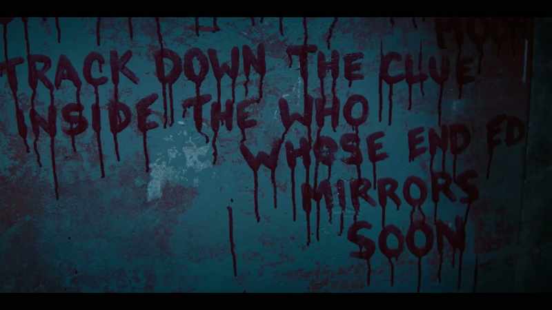 Mirror. If you look at the message in a mirror