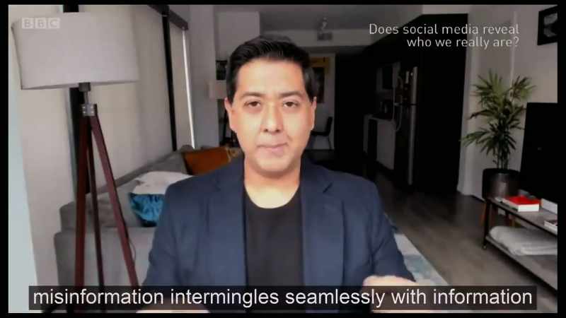 Misinformation intermingles seamlessly with information