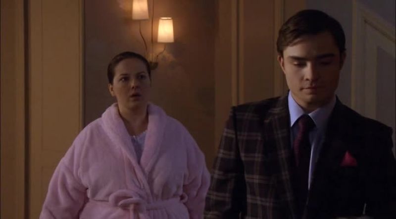 Miss blair is out, mr. chuck