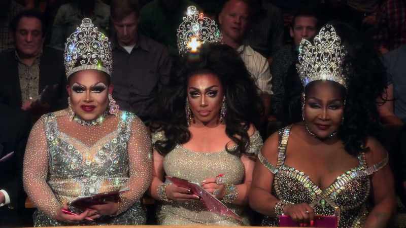 Miss Cocoa Butter, performing for Miss Ruby Red