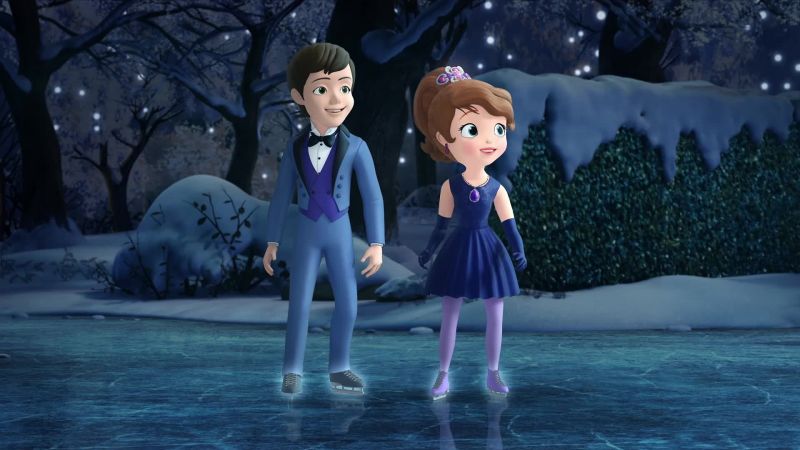 MISS FLORA: Our next ice dancers are Princess Sofia