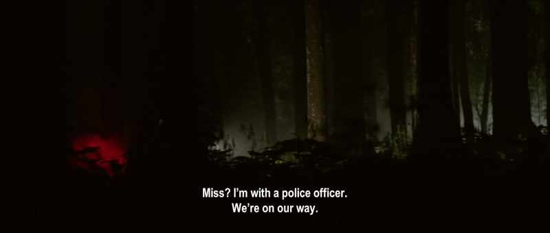 Miss? I'm with a police officer