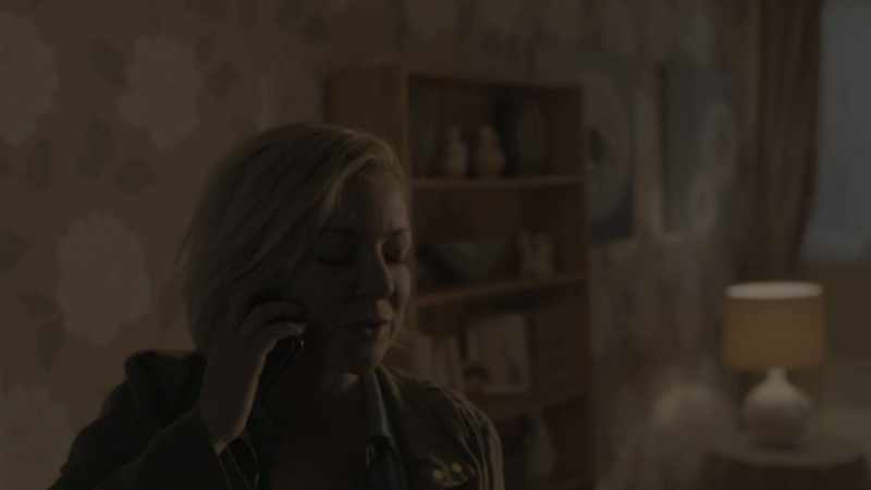 Missing? Yeah. You mean she's somewhere in the building?