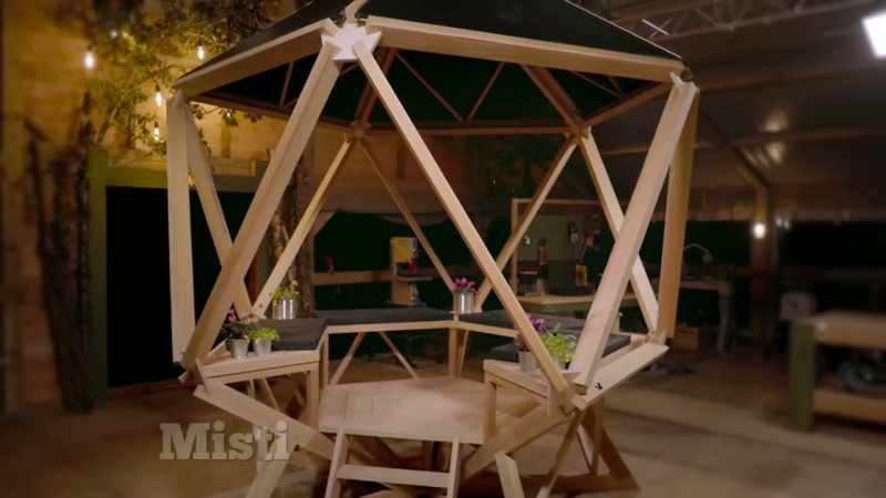 Misti has delivered an intricate garden lounge