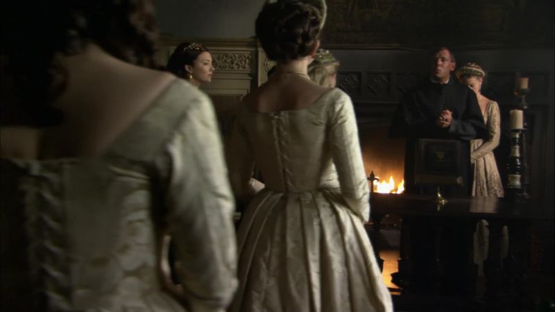 Mistress Seymour, will you place your hand upon this Holy Bible