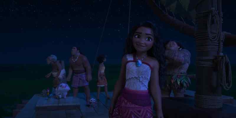 [Moana chuckles] Good one, Maui