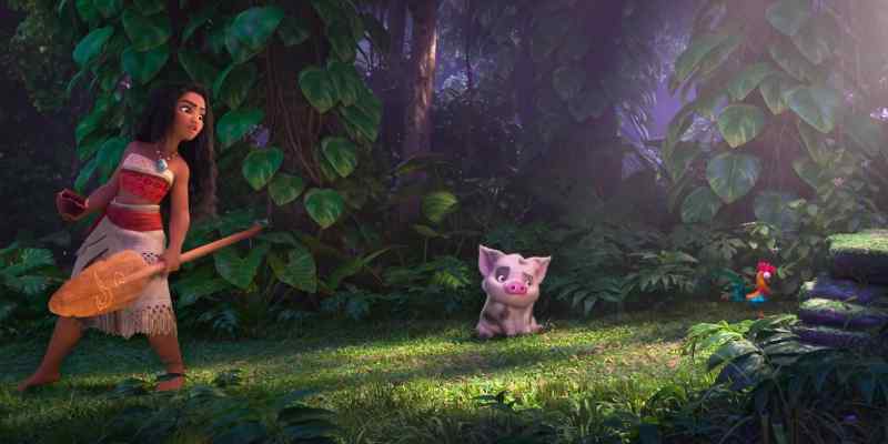 [Moana squeals, laughs]