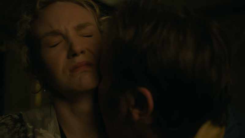 [moaning and kissing]