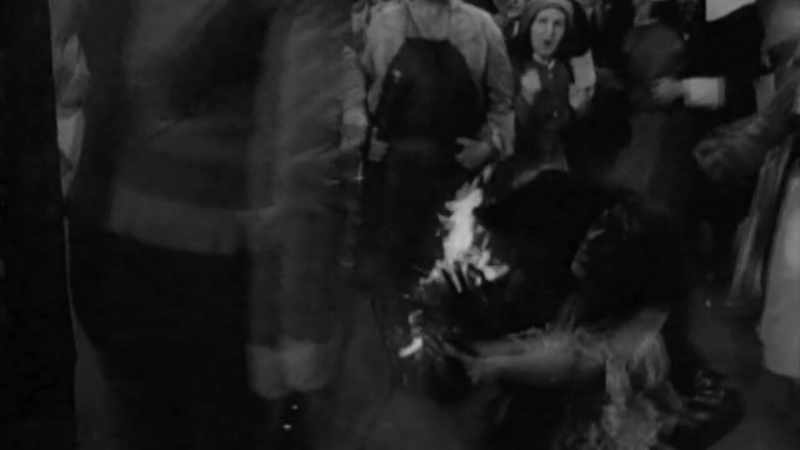 (mob chattering)
