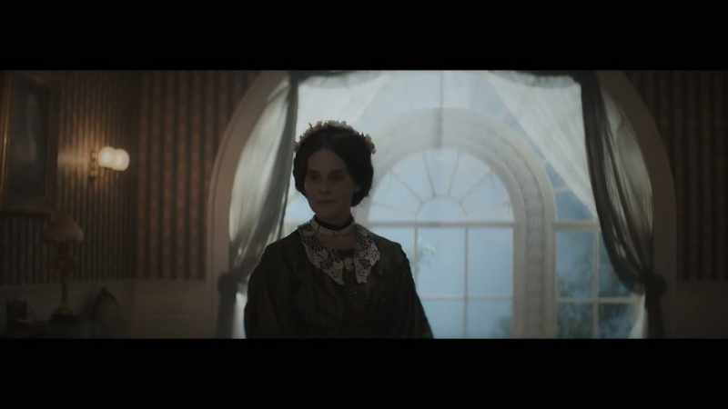 (mob shouting) (dramatic music)