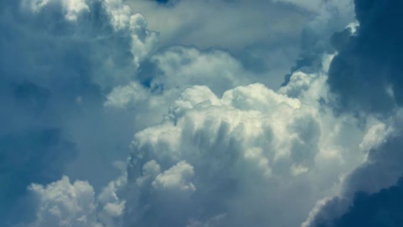 Moisture evaporating from the ocean