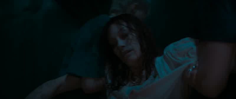 Mom! Bridget, take her back inside. Now!