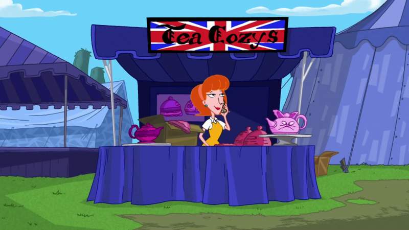 Mom Phineas and Ferb are doing nothing