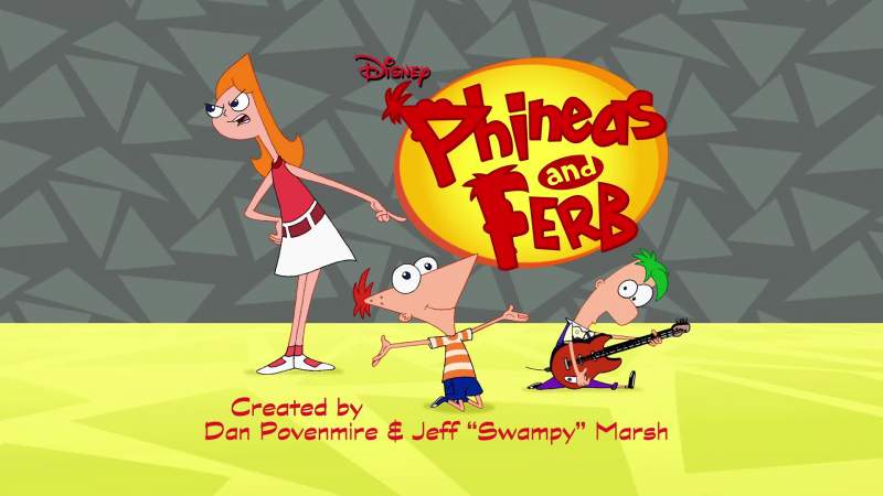 Mom Phineas and Ferb are making a title sequence