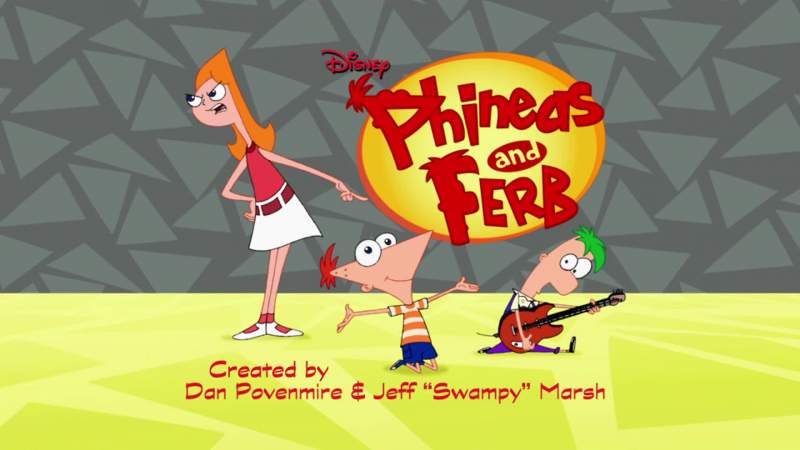 Mom Phineas and Ferb are making a title sequence