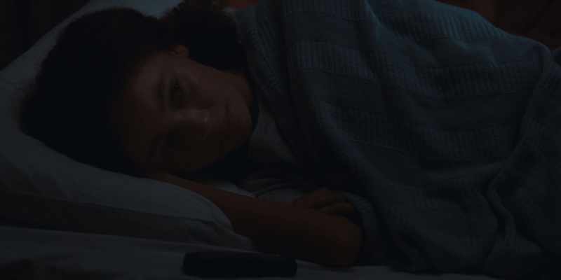 Mom, you should really get some sleep. You've been working so hard
