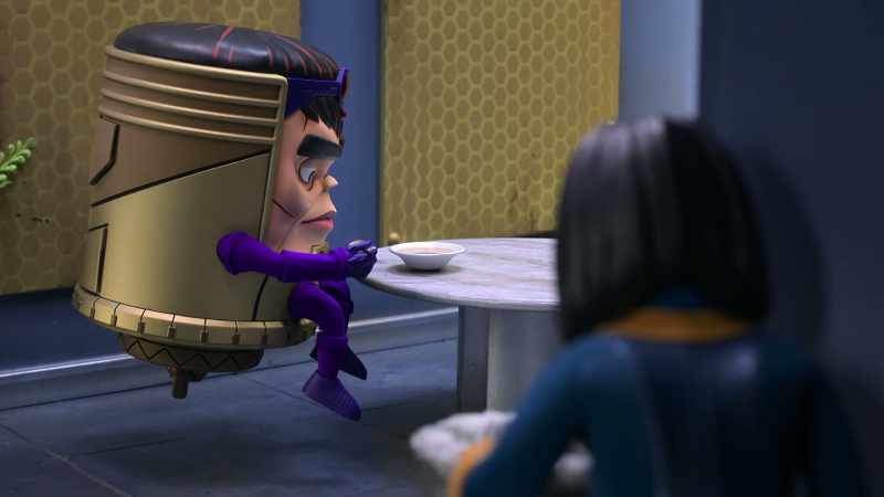 [Monica] Look at that asshole. He's clearly planning my demise