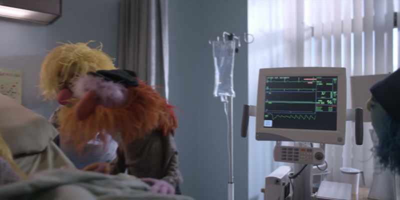 (MONITOR BEEPING) - WOMAN ON PA: Paging Dr. Ostowitz