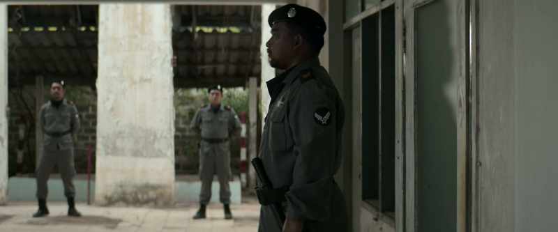 MONK: (SINGING PRAYER)