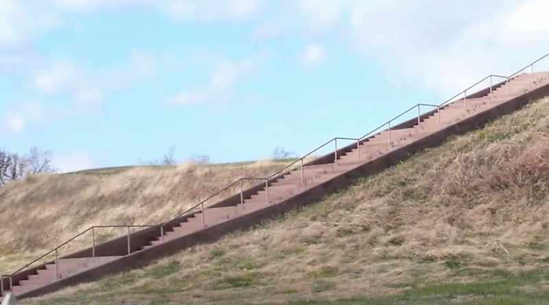 Monks mound is just as tall