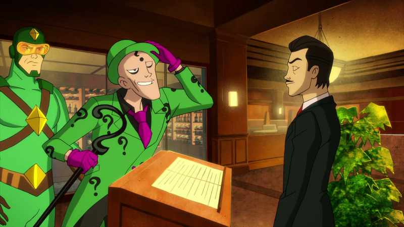 Monsieur Riddler, looking well. Right this way