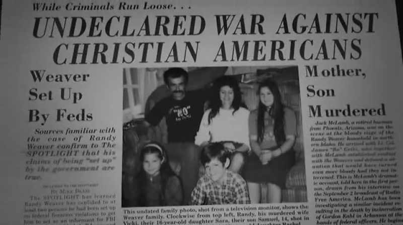 Morlin: In late summer, 1992, after ruby ridge