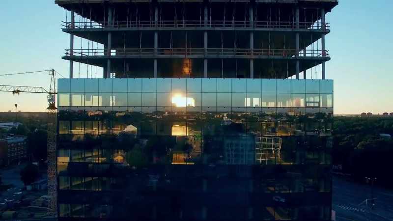 Most buildings are designed to support a vertical load