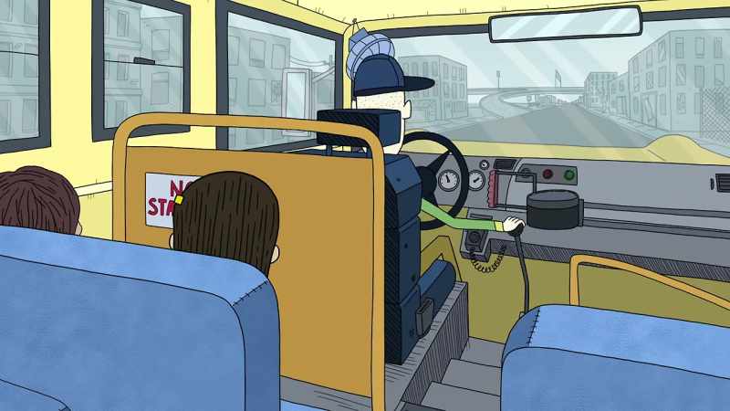 Mother-bleeping C-word! Stupid B-hole bus